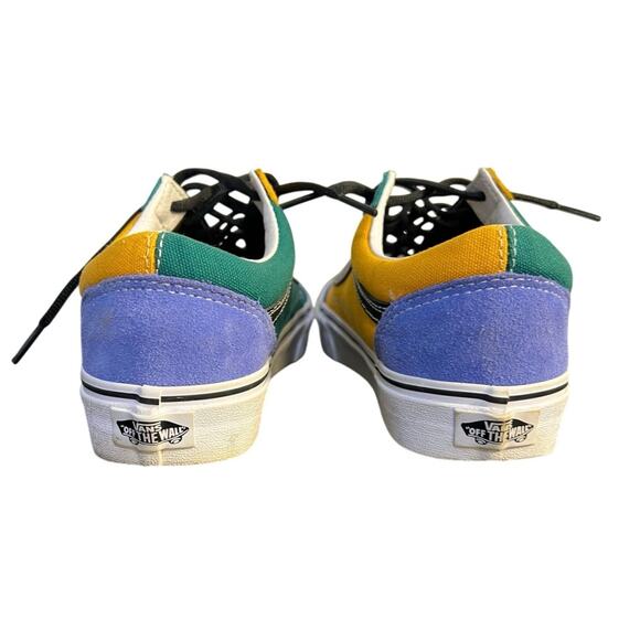 Vans Old Skool Colorful Suede/Canvas Colorblock Fashion Sneakers Women’s Size 7 - Picture 5 of 8